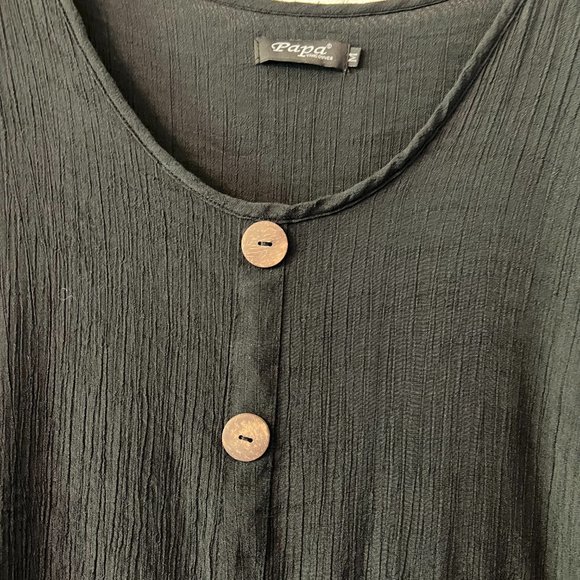 Papa Size M Black Tunic - Picture 6 of 8